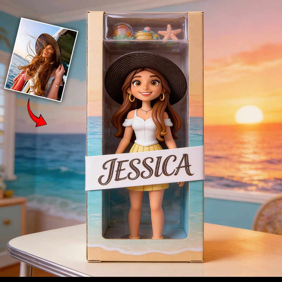 Love Traveling - Personalized Travelling Custom Shaped Acrylic Plaque