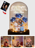 Flowers Gift For Mother's Day - Personalized Mother Glowing Roses Glass Dome