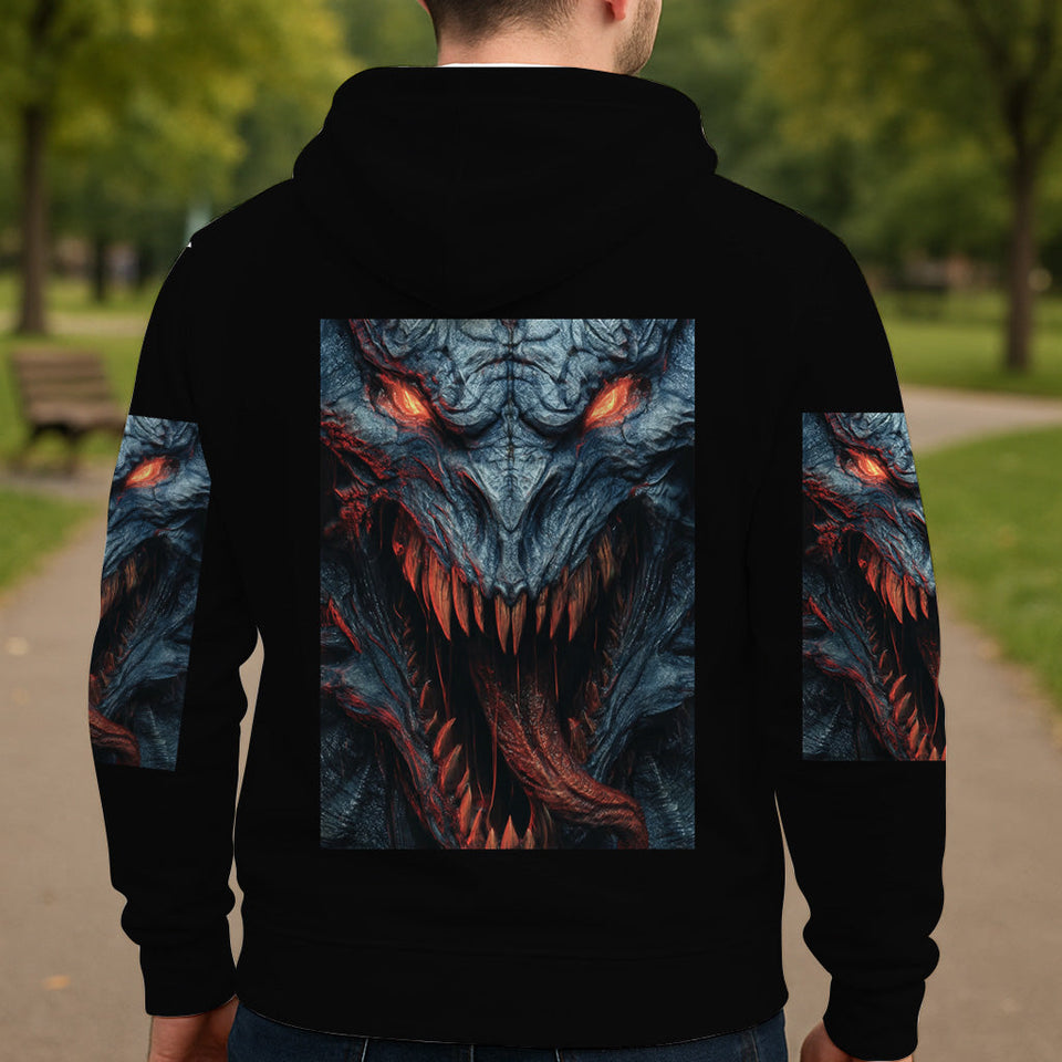 Scary Monster - Personalized Halloween All Over Shirt