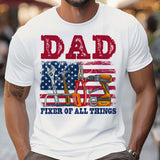 Dad Fixer Of All Things - Personalized Father T-shirt And Hoodie