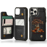 Just a Girl Who Loves Fall - Personalized Cat Wallet Phone Case