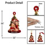 Funny Couple Custom Photo - Personalized Couple Custom Shaped Ornament