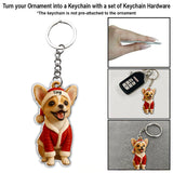 Furry Christmas - Personalized Dog Ornament