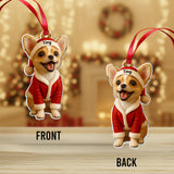 Furry And Bright - Personalized French Bulldog Dog Custom Made 3D Minifigure Ornament