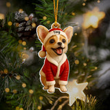 Furry And Bright - Personalized French Bulldog Dog Custom Made 3D Minifigure Ornament