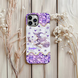 Witch And Broomstick - Personalized Witch Full Print Phone Case