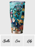 Suba Diving Lovers - Personalized Scuba Diving Tumbler