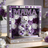 Mom/Grandma Bear - Personalized Mother Custom Shaped Acrylic Plaque