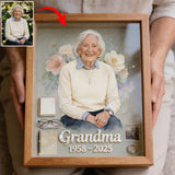 Custom From Any Photo - Personalized Memorial Wooden Box