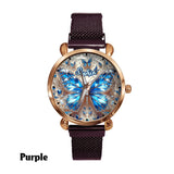 Beautiful Butterflies - Personalized Butterfly Women Hand Watch