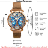 Beautiful Butterflies - Personalized Butterfly Women Hand Watch