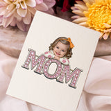 Unique Mother's Day Gift, Custom From Any Photo - Personalized Mother Pin