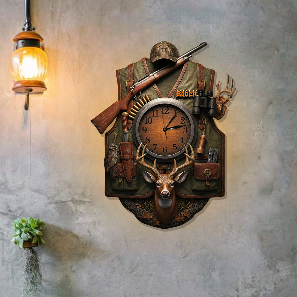 Love Hunting - Personalized Hunting LED Light Wall Clock