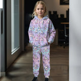 Construction Truck - Personalized Kid Kid Hoodie & Kid Jogger Sweatpants