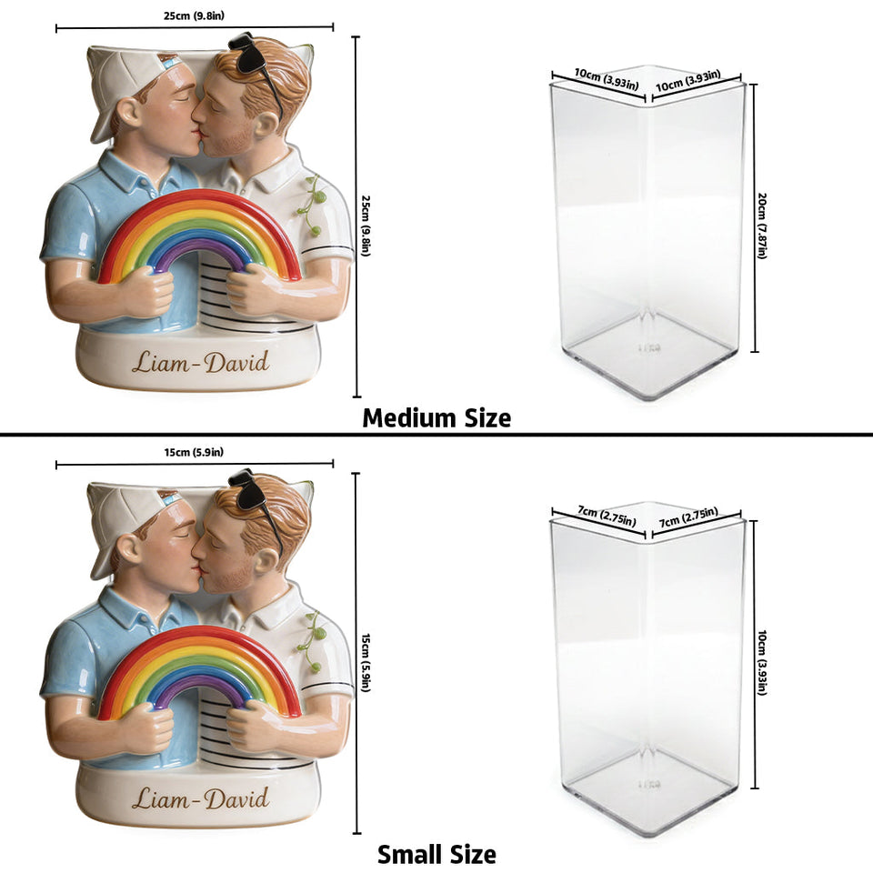 Love Is Love - Personalized LGBT Support Acrylic Pot