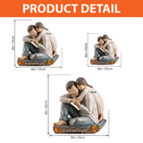 Daddy And Daughter, Son - Personalized Father Custom Shaped Acrylic Plaque