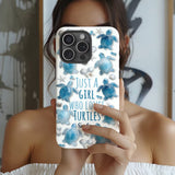 Just A Girl Who Loves Turtles - Personalized Turtle Full Print Phone Case