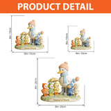 Grandma's Flock Gift For Mom, Nana - Personalized Grandma Custom Shaped Acrylic Plaque
