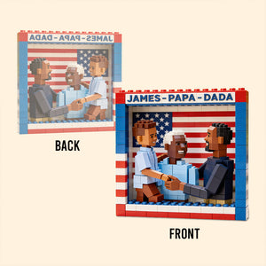 Best Dad Grandpa Ever - Personalized Father Custom Shaped Acrylic Plaque