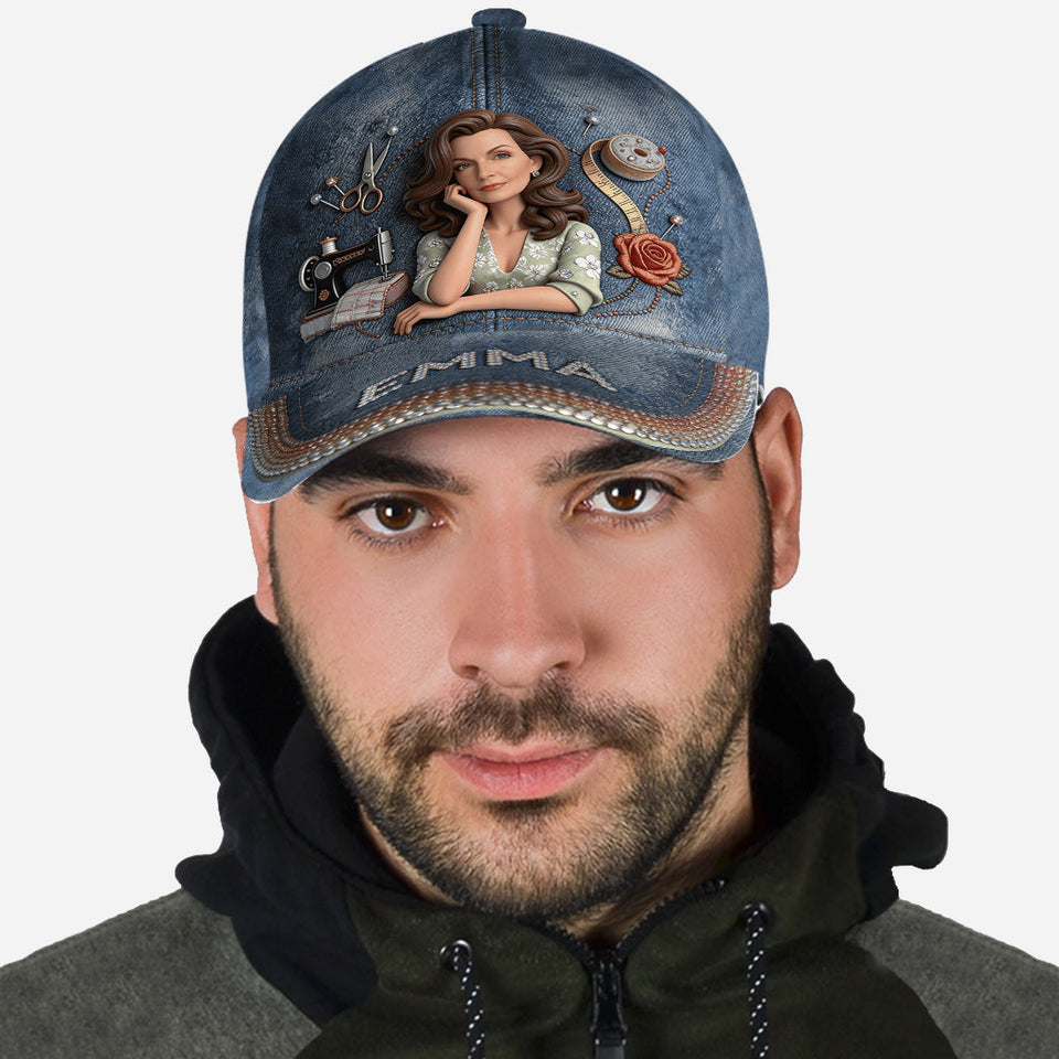 Custom Any Photo - Personalized Sewing Classic Cap