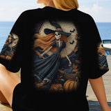 Skull Witch - Personalized Witch All Over Shirt