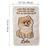 Funny Pet Kitchen Towel - Personalized Dog Towel