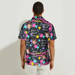 Best Dad Ever - Personalized Father Hawaiian Shirt