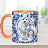 Cute Shiba Inu - Personalized Dog Accent Mug