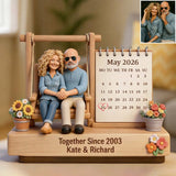 Together Since - Personalized Couple Custom Shaped Wood Plaque