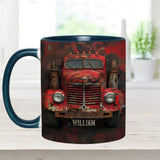 Red Truck - Personalized Trucker Accent Mug