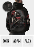 Till Death Do Us Part - Personalized Skull All Over Shirt