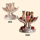 Mom Grandma Hands - Personalized Mother Custom Shaped Acrylic Plaque