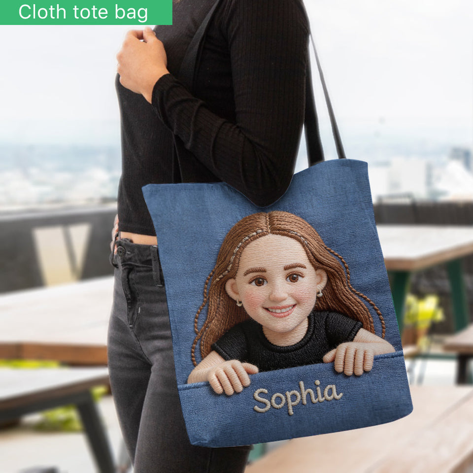 Any Photo - Personalized Kid Tote Bag