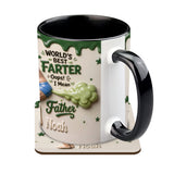 Best Farter Ever - Personalized Father Accent Mug & Coaster