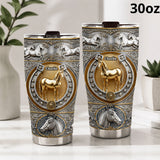 Love Horses - Personalized Horse Tumbler