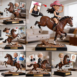 Horse Riding Lover, Horse Lover - Personalized Horse Custom Shaped Acrylic Plaque