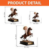 Horse Riding Lover, Horse Lover - Personalized Horse Custom Shaped Acrylic Plaque