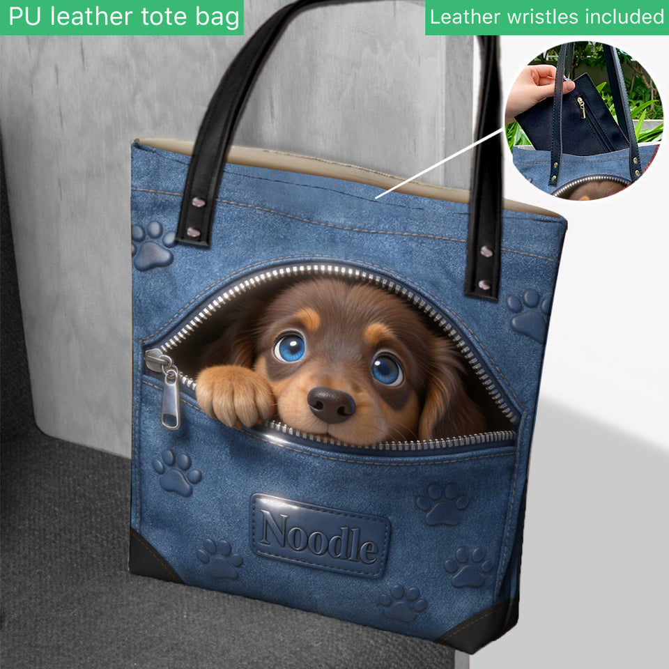 Custom Any Photo - Personalized Dog Tote Bag