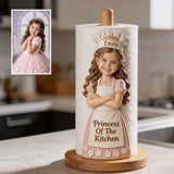 World's Best Sous Chef - Personalized Kid Paper Towel Stand