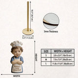 World's Best Sous Chef - Personalized Kid Paper Towel Stand