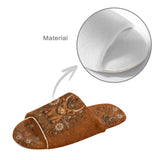 Adorable Highland Cow - Personalized Highland Cow Open-Toe Slippers