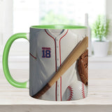 Baseball Is More Than A Game - Personalized Baseball Accent Mug
