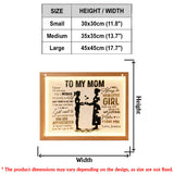 To My Mom - Personalized Mother LED Light Acrylic Sign