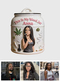 Cannabis Stash Jar - Personalized Weed Container Jar