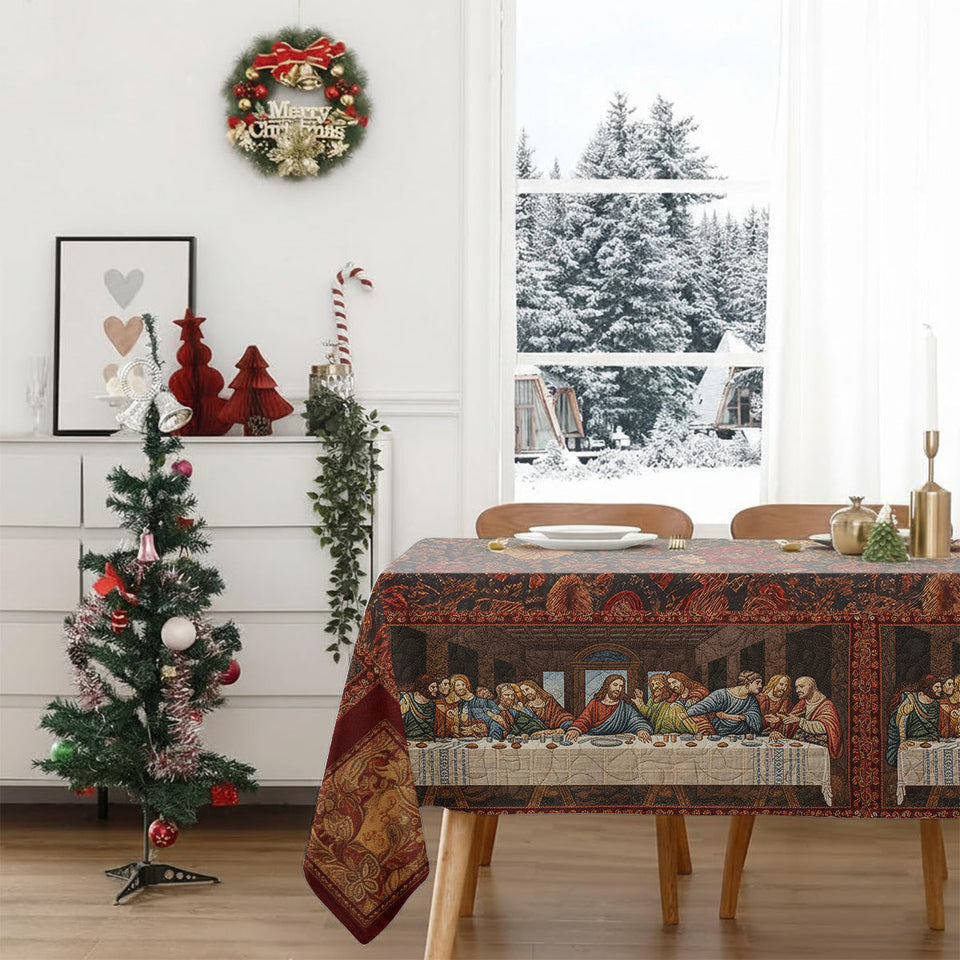The Last Supper - Personalized Family Table Cloth Cover