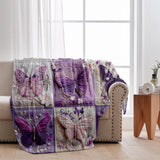 Love Butterflies - Personalized Butterfly Blanket