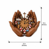 I Am With You Always - Personalized Christian LED Light Wall Clock