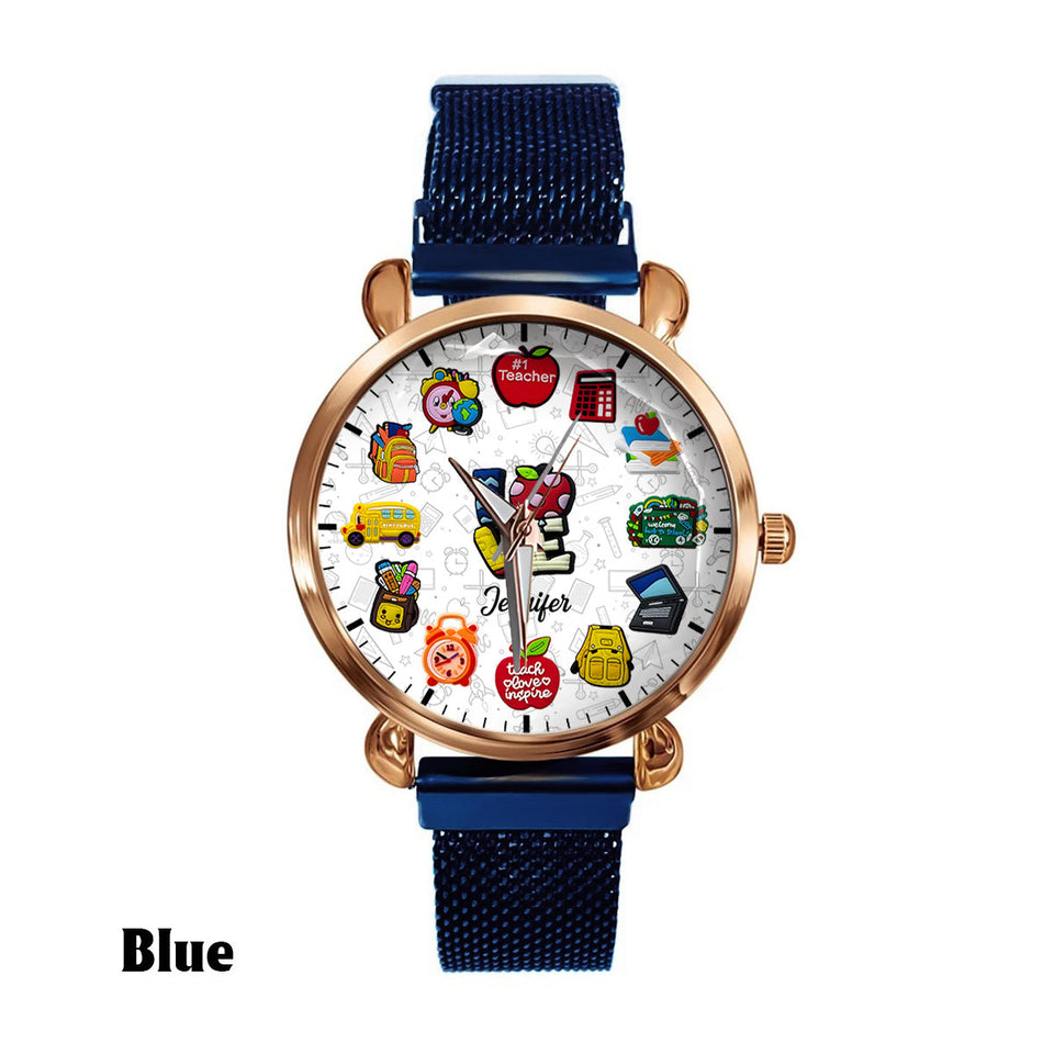 Teachers Who Love Teaching - Personalized Teacher Women Hand Watch