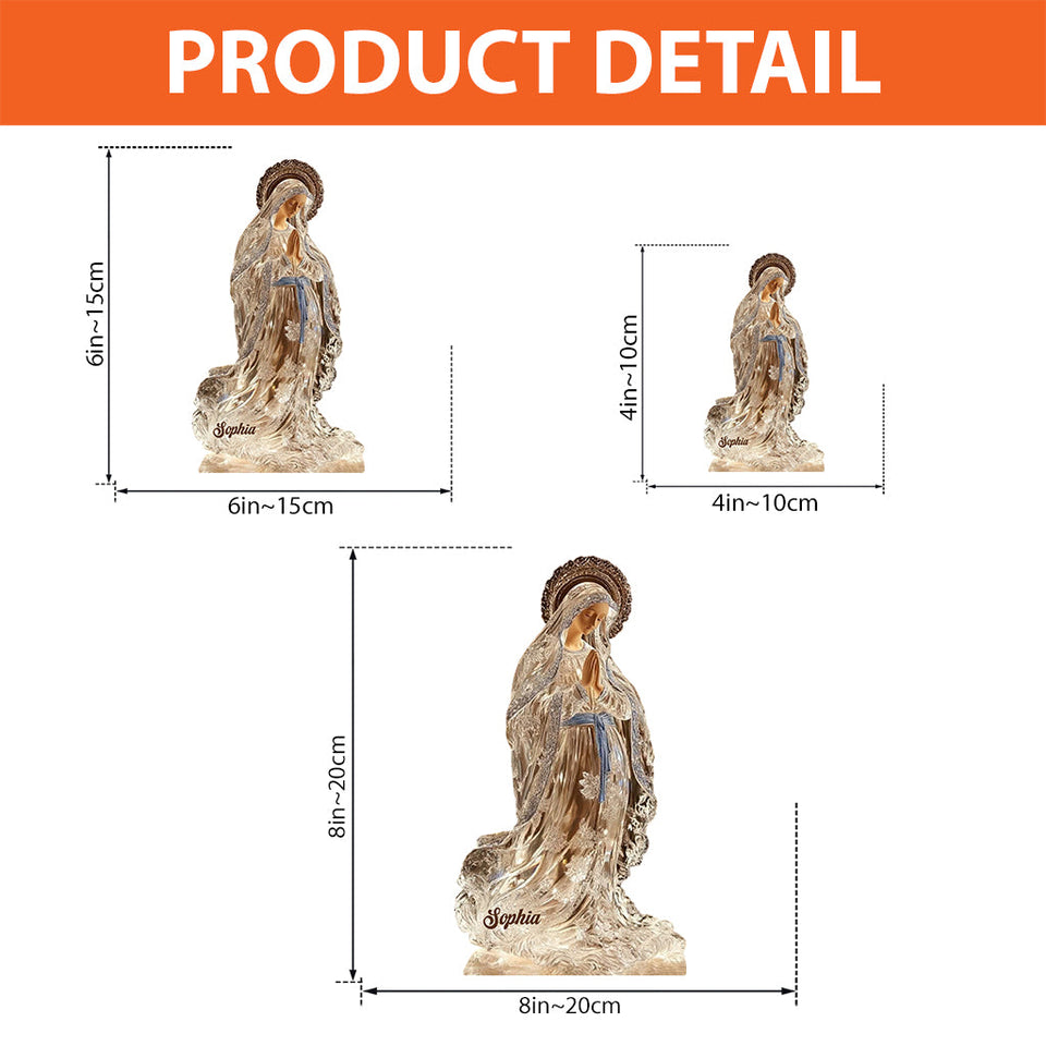 Our Lady - Personalized Christian Custom Shaped Acrylic Plaque