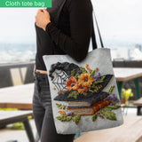 Beautiful Witch Hat - Personalized Witch Tote Bag